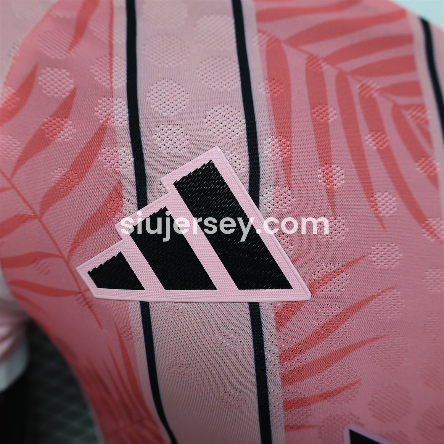 SIUjerseys-INT M.A.M 25-26 Pink Stripes and Leaves Pattern Special Jersey - Player Version