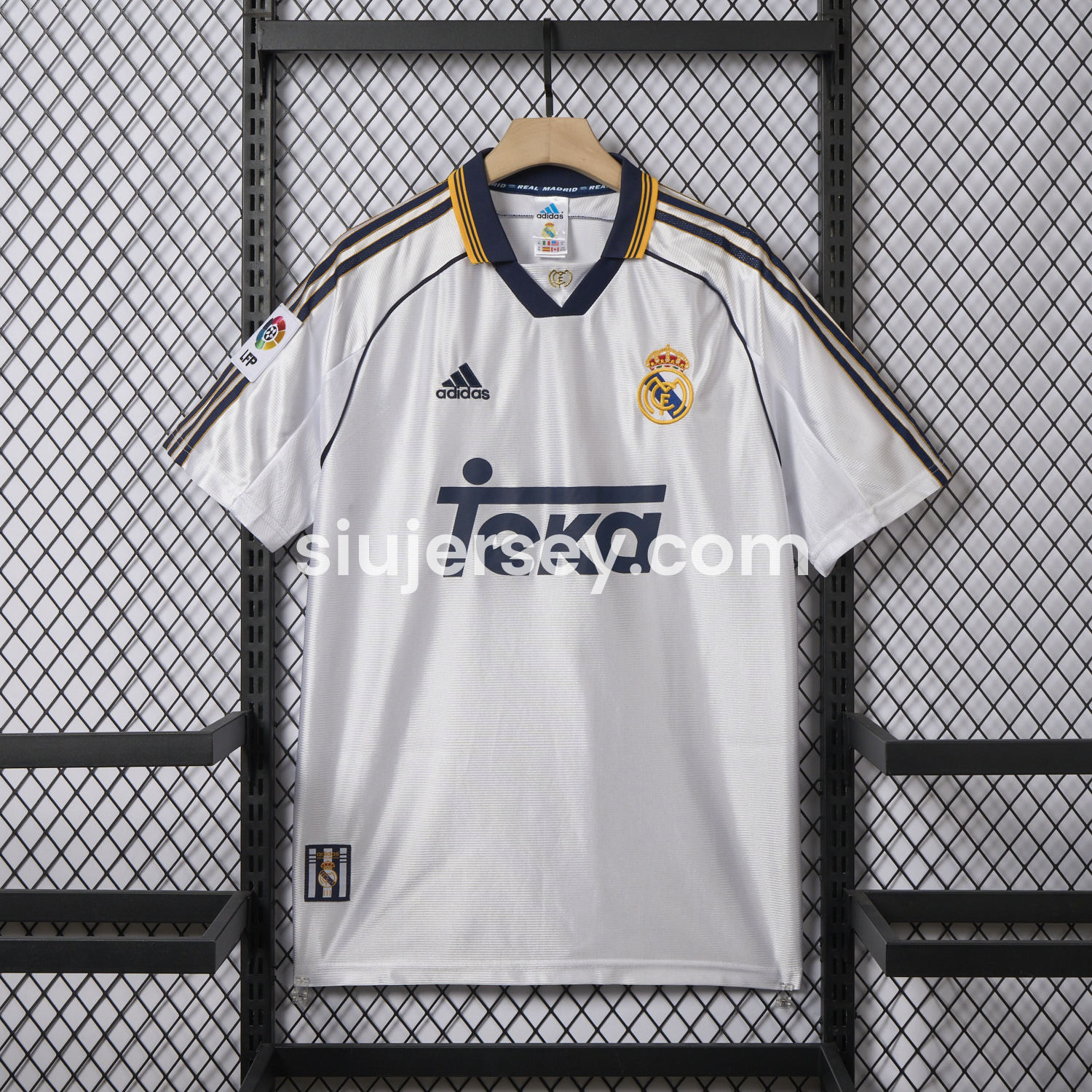 SIUjerseys-Retro Real Madrid 1998-00 Home Stadium Jersey