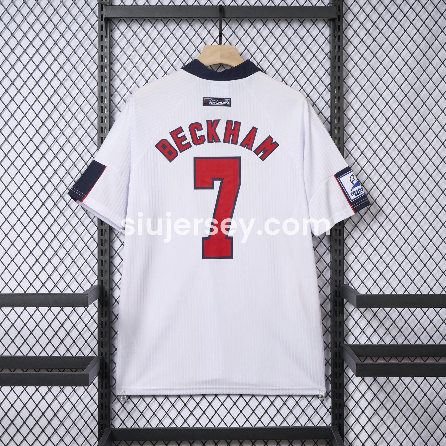 SIUjerseys-Retro England 1998 Home Jersey