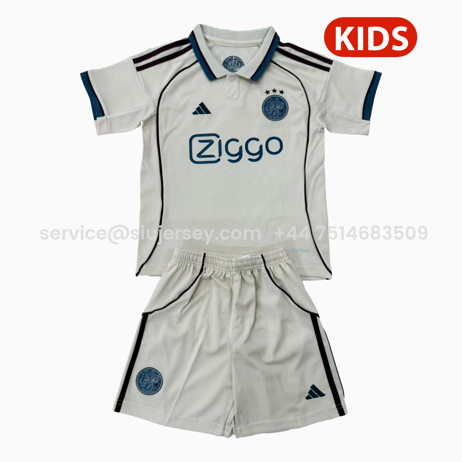 SIUjerseys-Ajax 25-26 Third Kids Kit