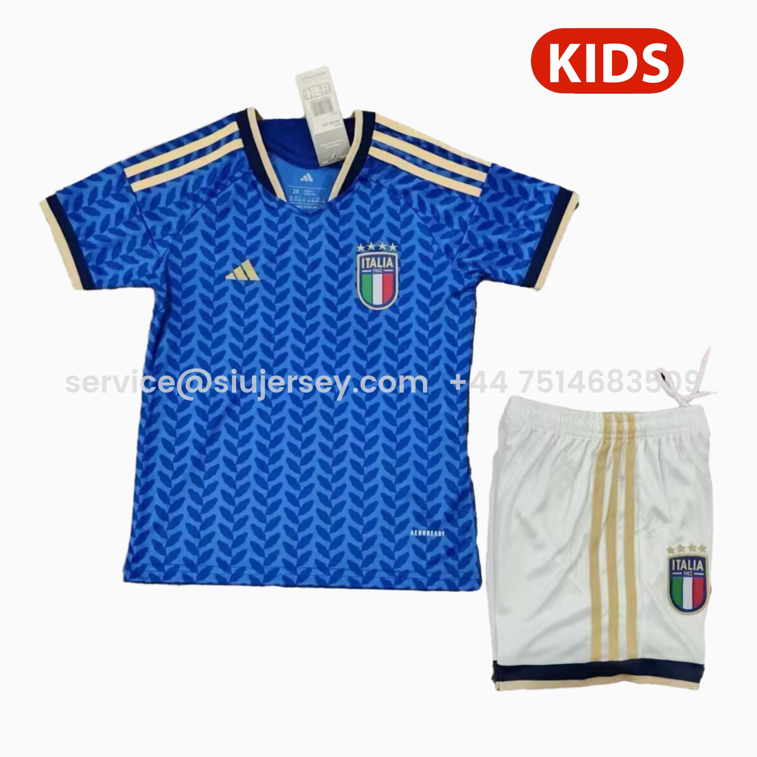 SIUjerseys-Italy 25-26 Home (Informal-release Version) Kids Kit