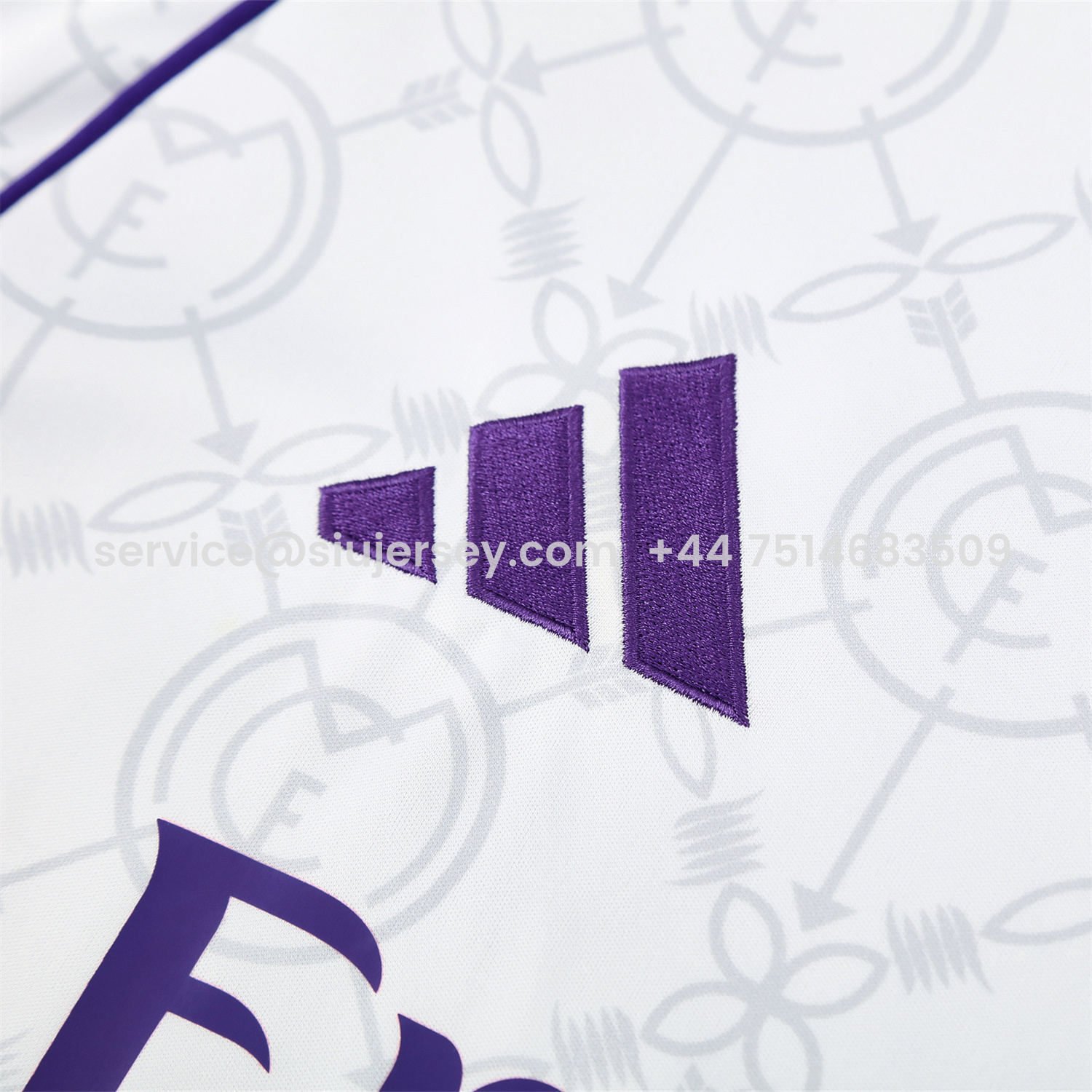 SIUjerseys-Real Madrid 25-26 Short-Sleeve Training Set - Blue Edge White Top & Black Shorts