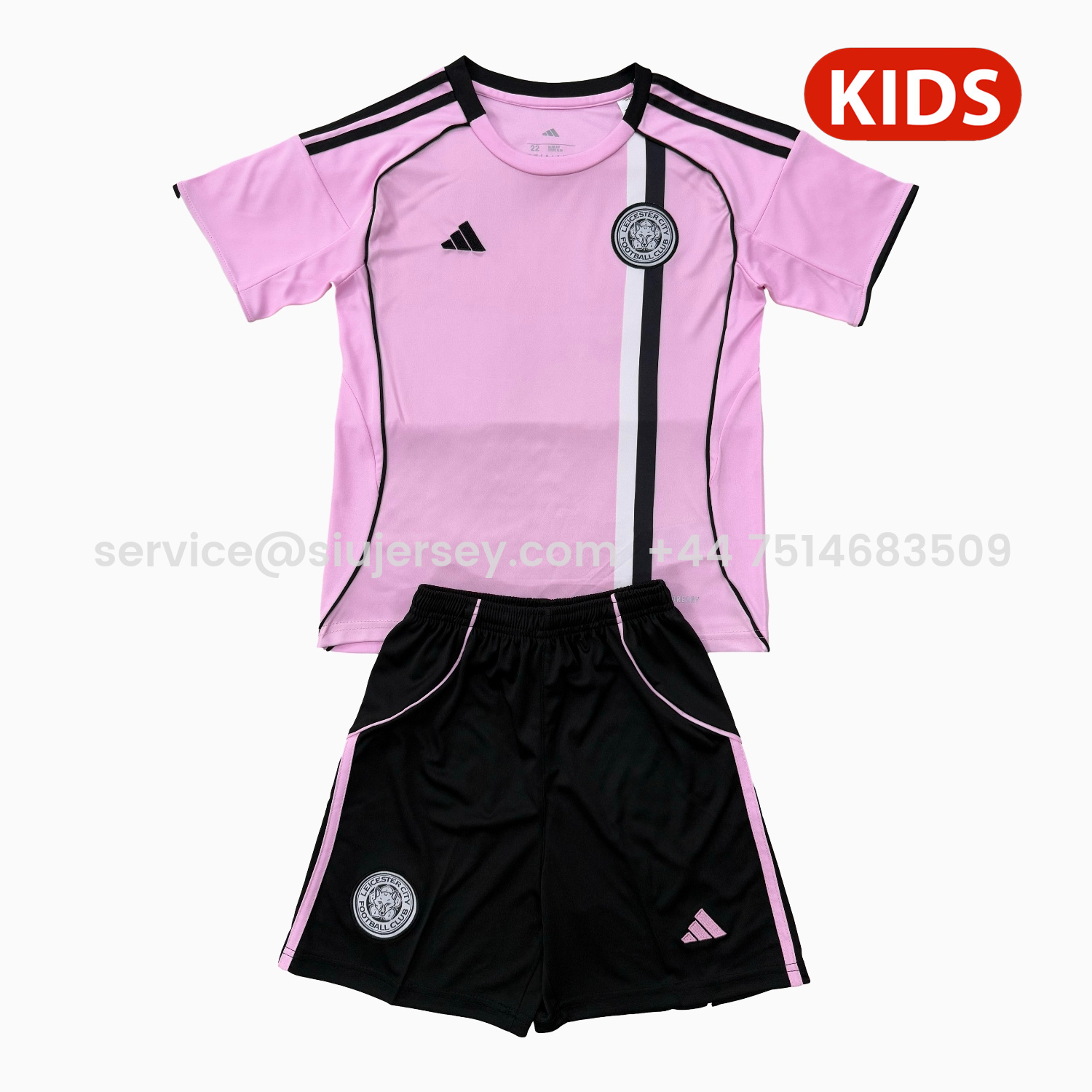 SIUjerseys-Leicester City 25-26 Third Kids Kit