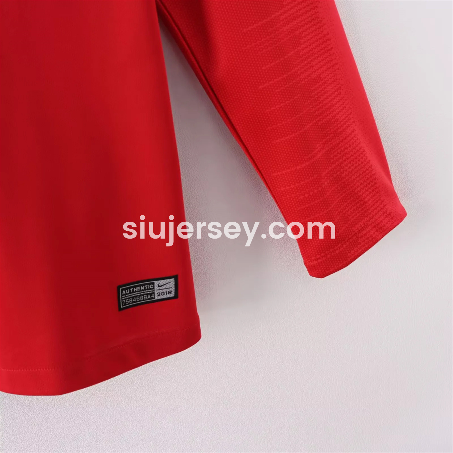 SIUjerseys-Retro Portugal 2018 Home Long Sleeves Jersey