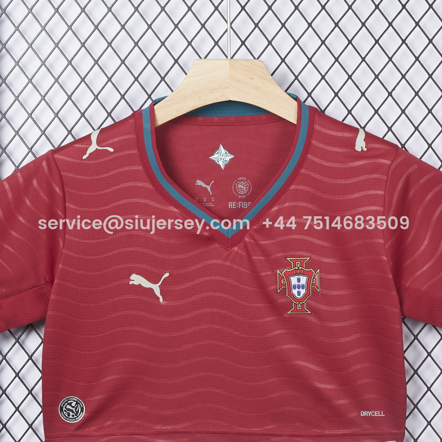 SIUjerseys-Women's Portugal 2026 Home Cropped Jersey