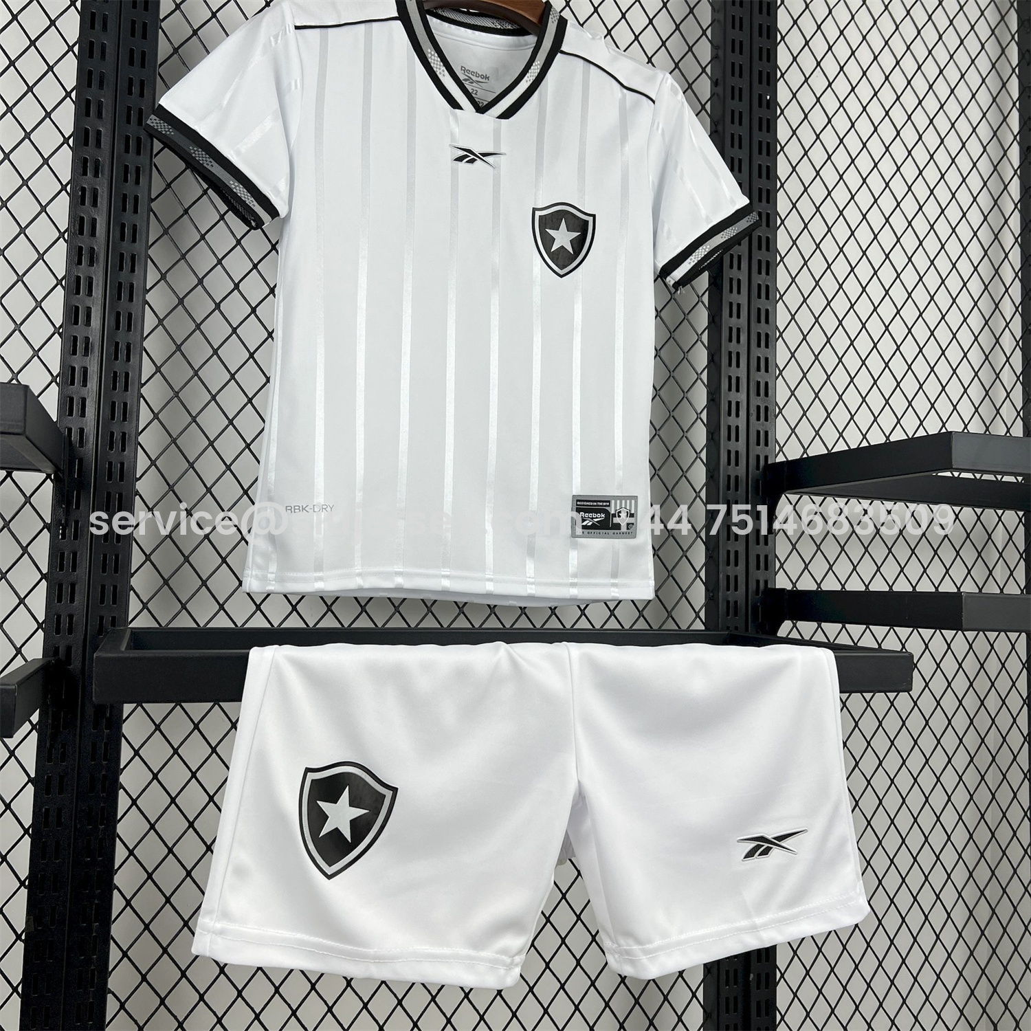SIUjerseys-Botafogo 25-26 Third Unsponsored Kids Kit