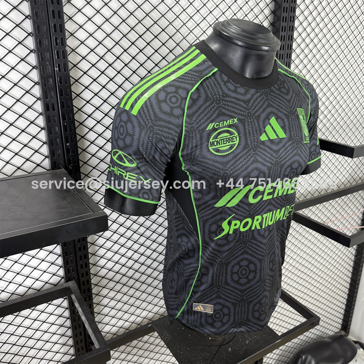 SIUjerseys-Tigres UANL 25-26 Third Jersey With All Sponsors - Player Version