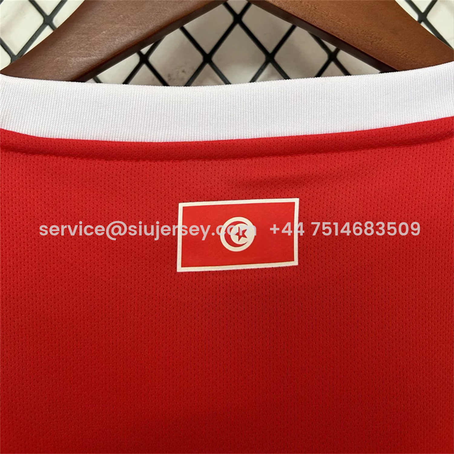 SIUjerseys-Tunisia 2026 Home Red Jersey - Fans Version