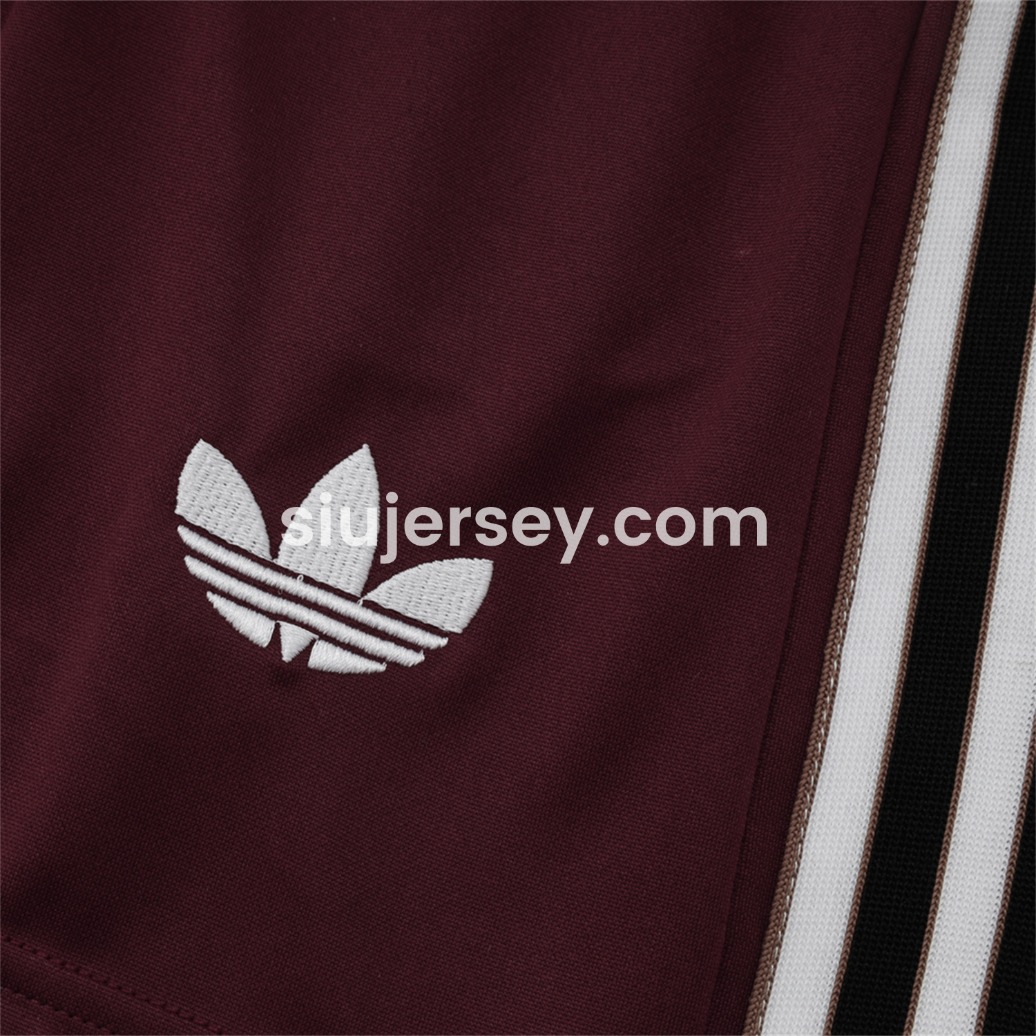 SIUjerseys-Ajax 25-26 Throwback Trefoil Short-Sleeve Training Set - Deep Red