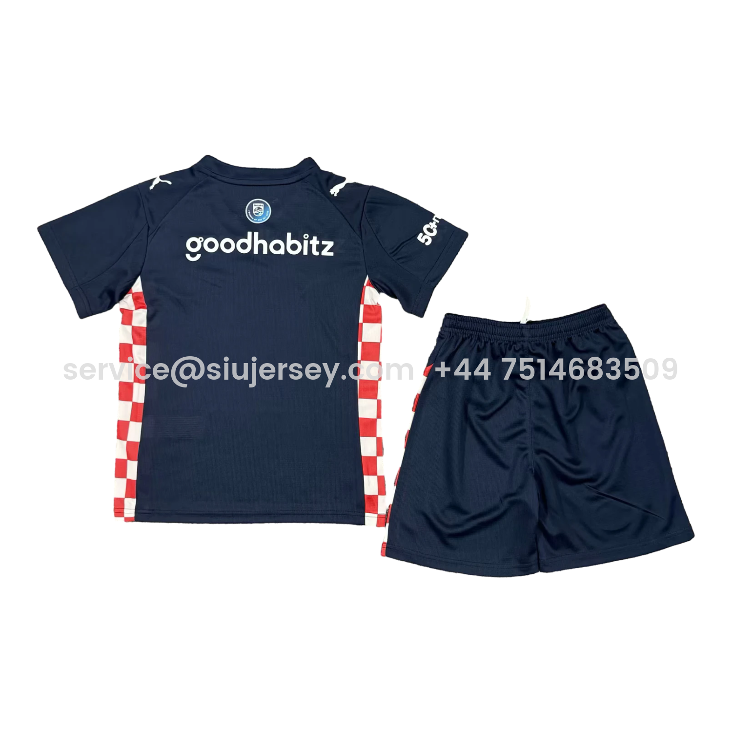 SIUjerseys-PSV Eindhoven 25-26 Away Kids Kit