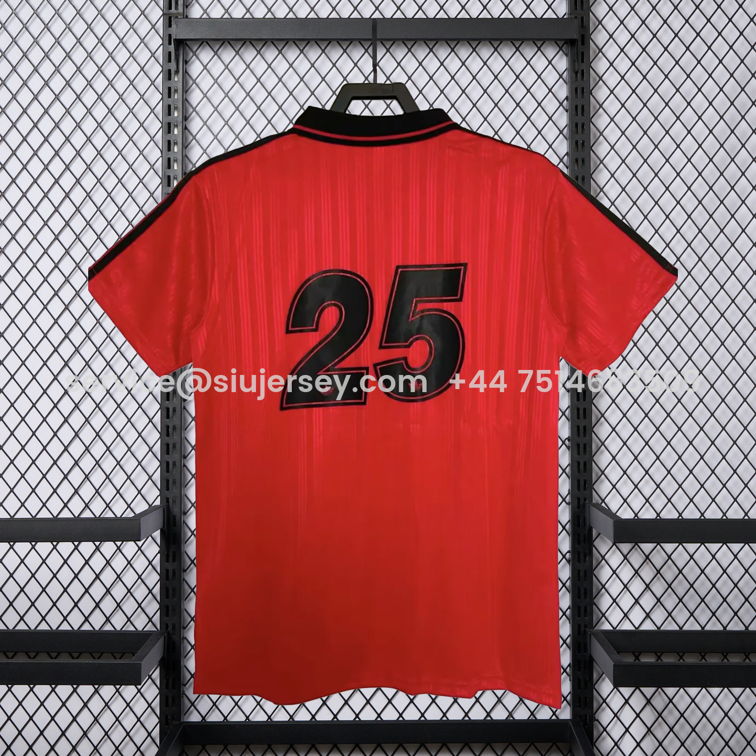 SIUjerseys-Bohemian 25-26 Oasis Originals Tour Red Jersey With Number 25 - Fans Version