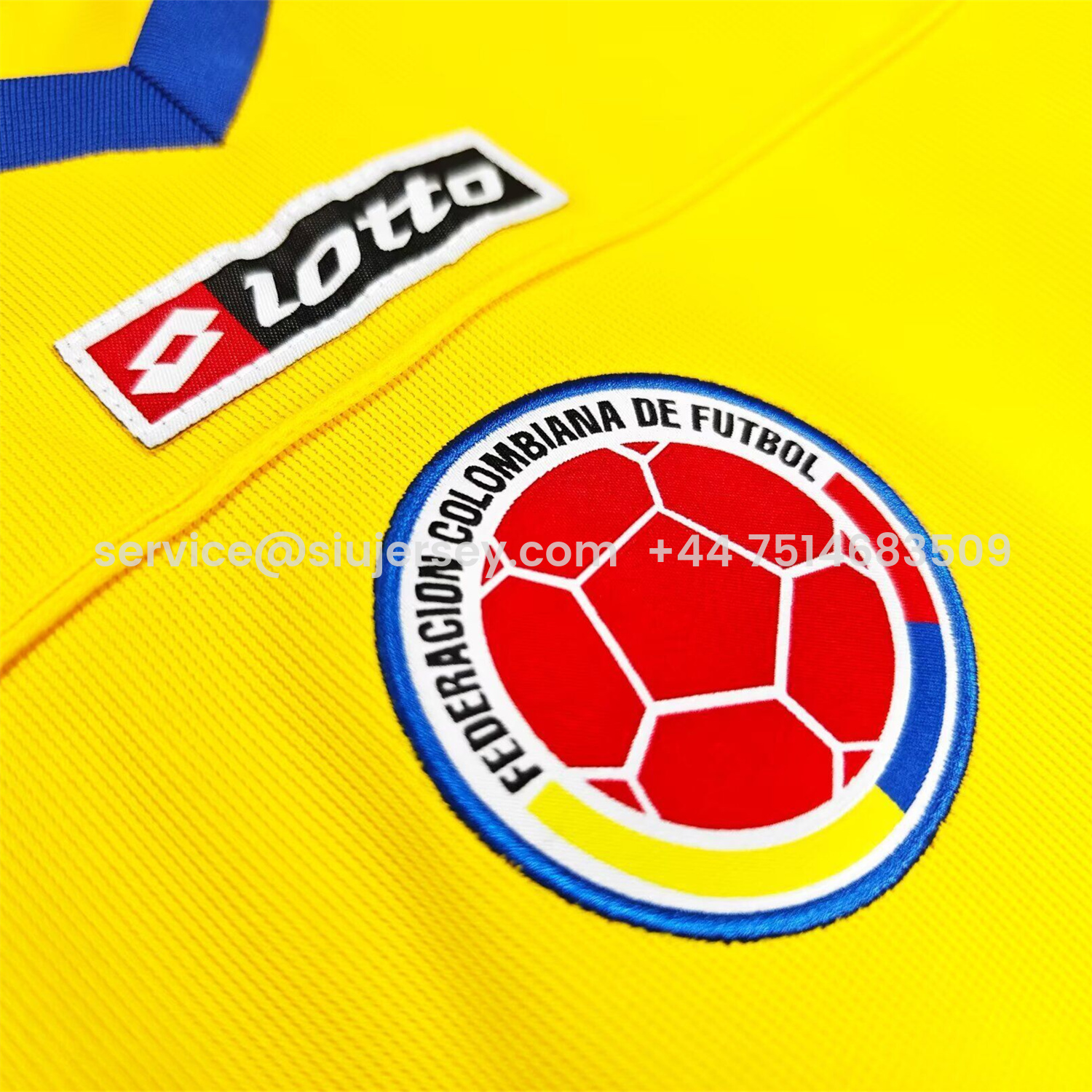 SIUjerseys-Retro Colombia 2003-05 Home Jersey
