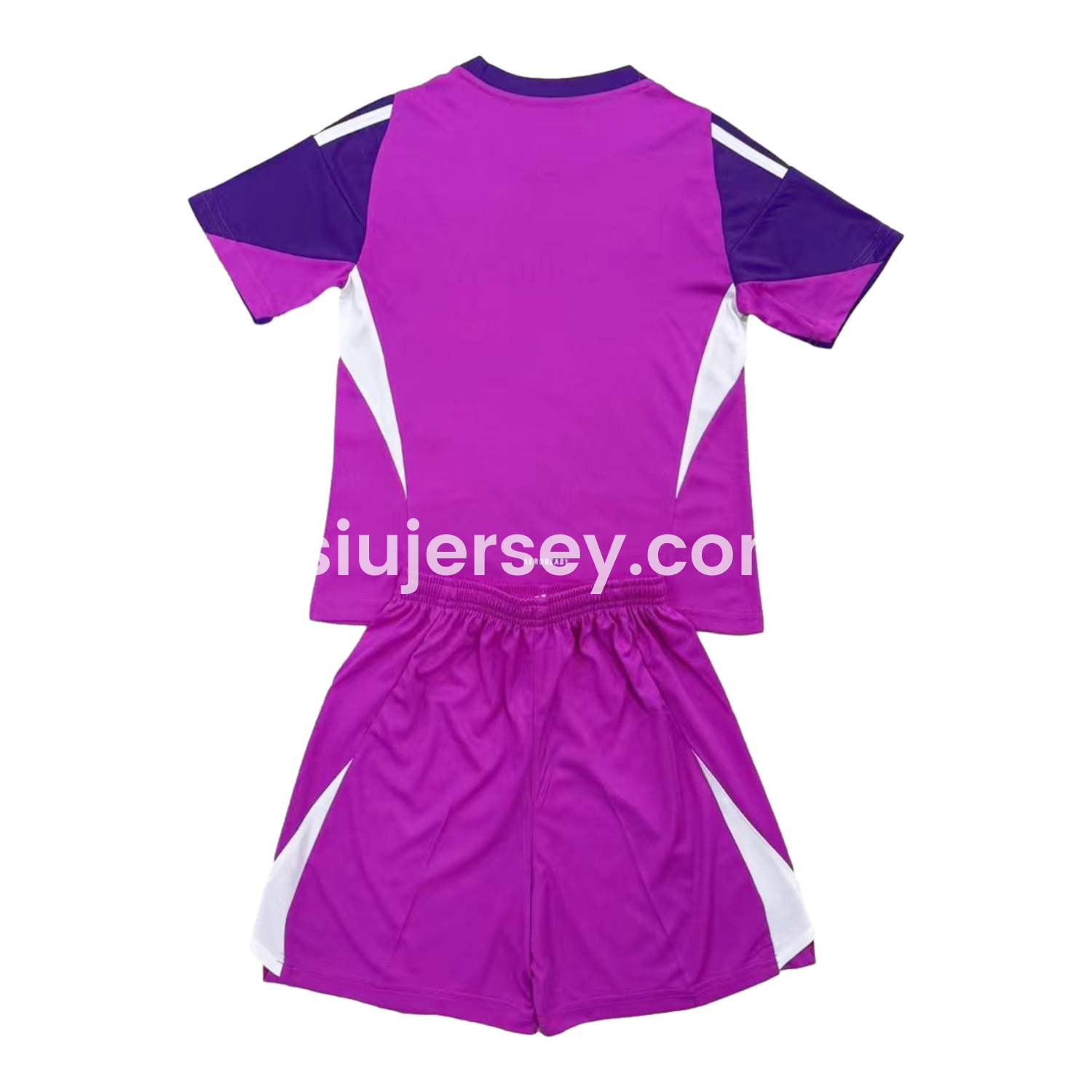 SIUjerseys-Los Angeles FC 2025 Purple Goalkeeper Kids Kit