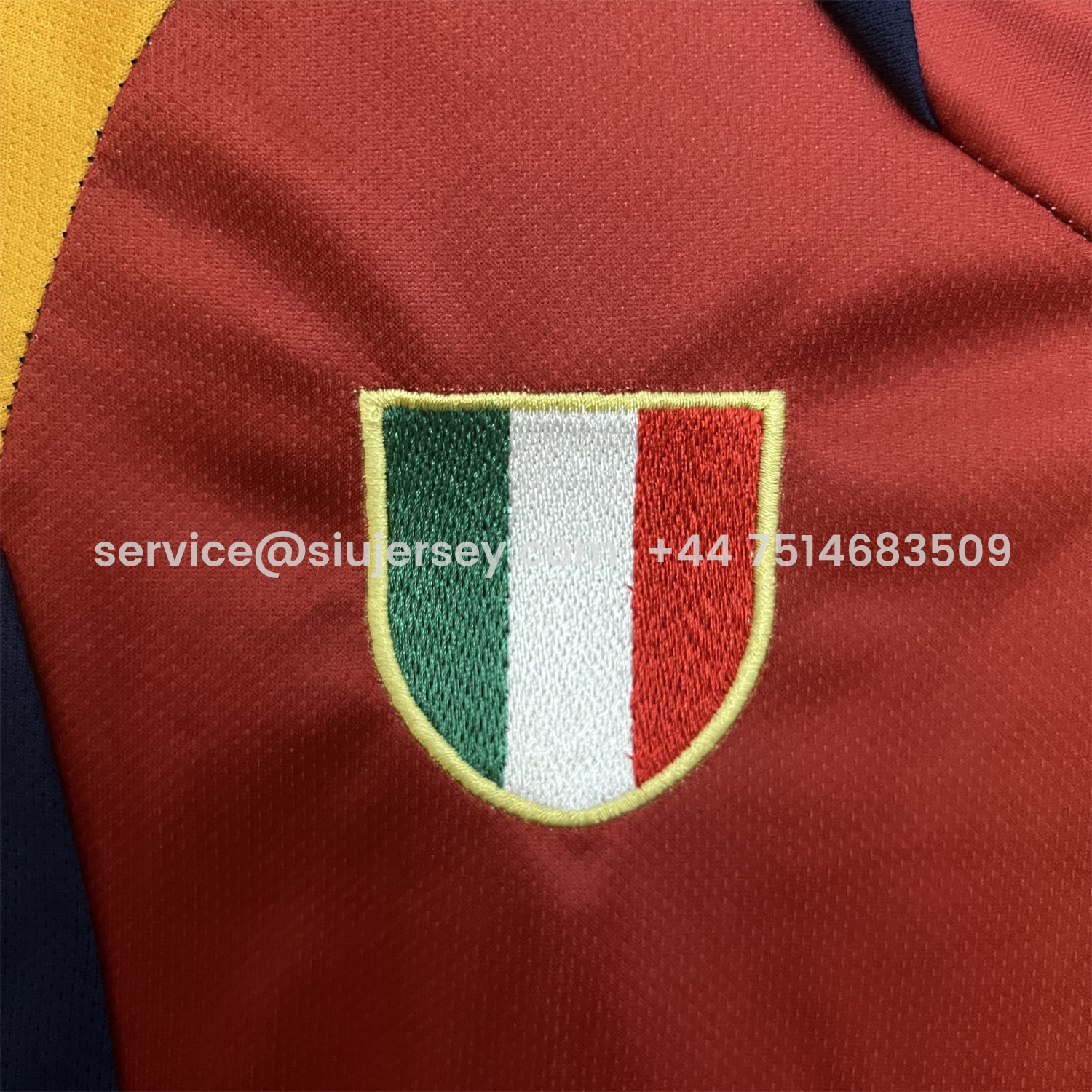 SIUjerseys-Retro Roma 2001-02 Home Kids Kit