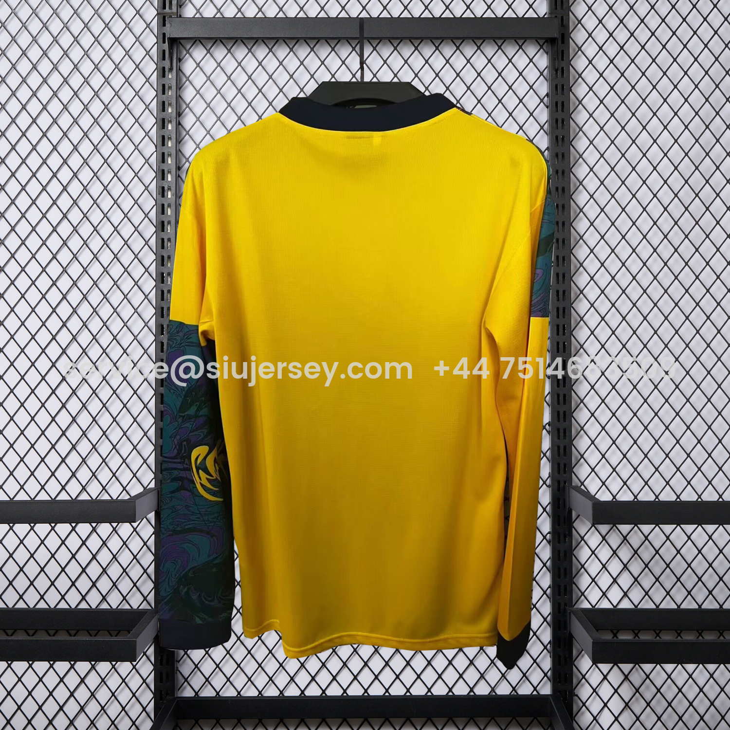 SIUjerseys-Retro England 1995 Yellow Goalkeeper Long Sleeve Jersey