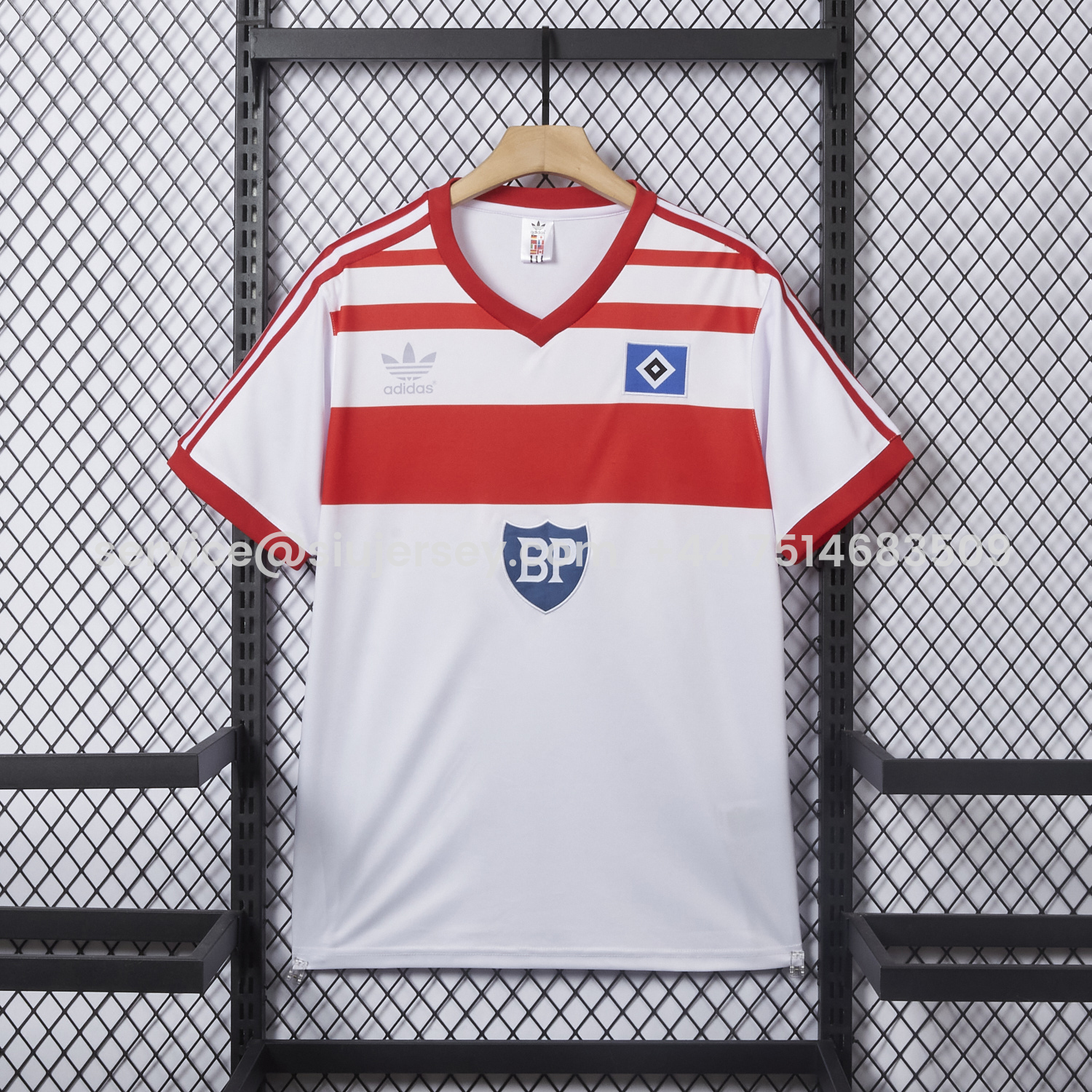SIUjerseys-Retro Hamburger SV 1982-83 Champion Home Jersey