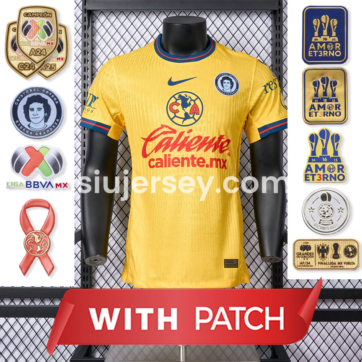 SIUjerseys-Club América 24-25 Home Jersey - Player Version