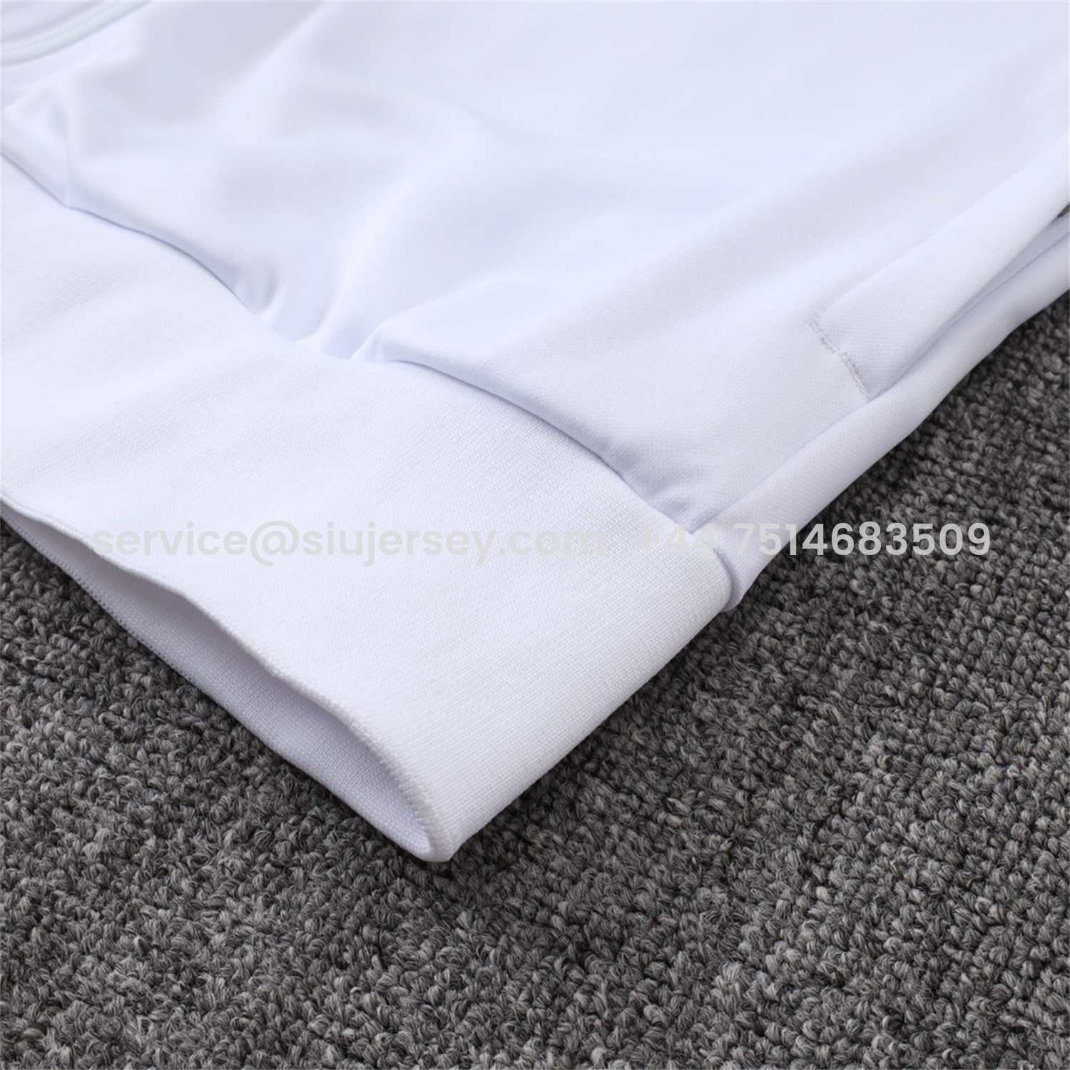 SIUjerseys-Germany 25-26 125th Anniversary Jacket Training Tracksuit - White Jackets & Black Pants