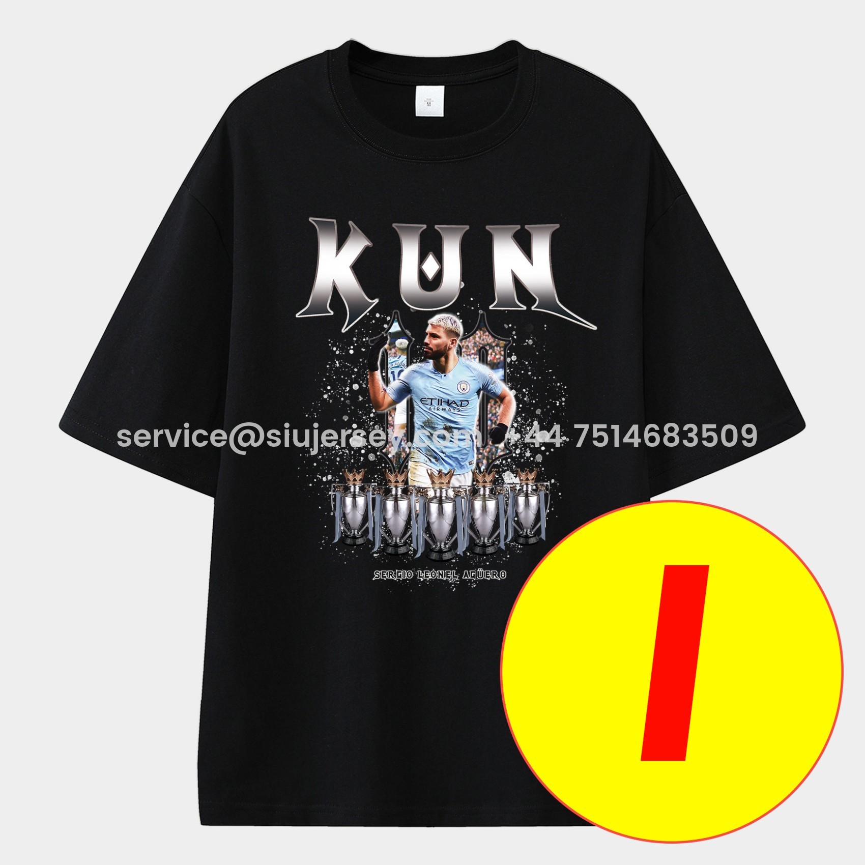 SIUjerseys-Manchester City Highlights Of The Decade Unisex Pure Cotton T-shirt