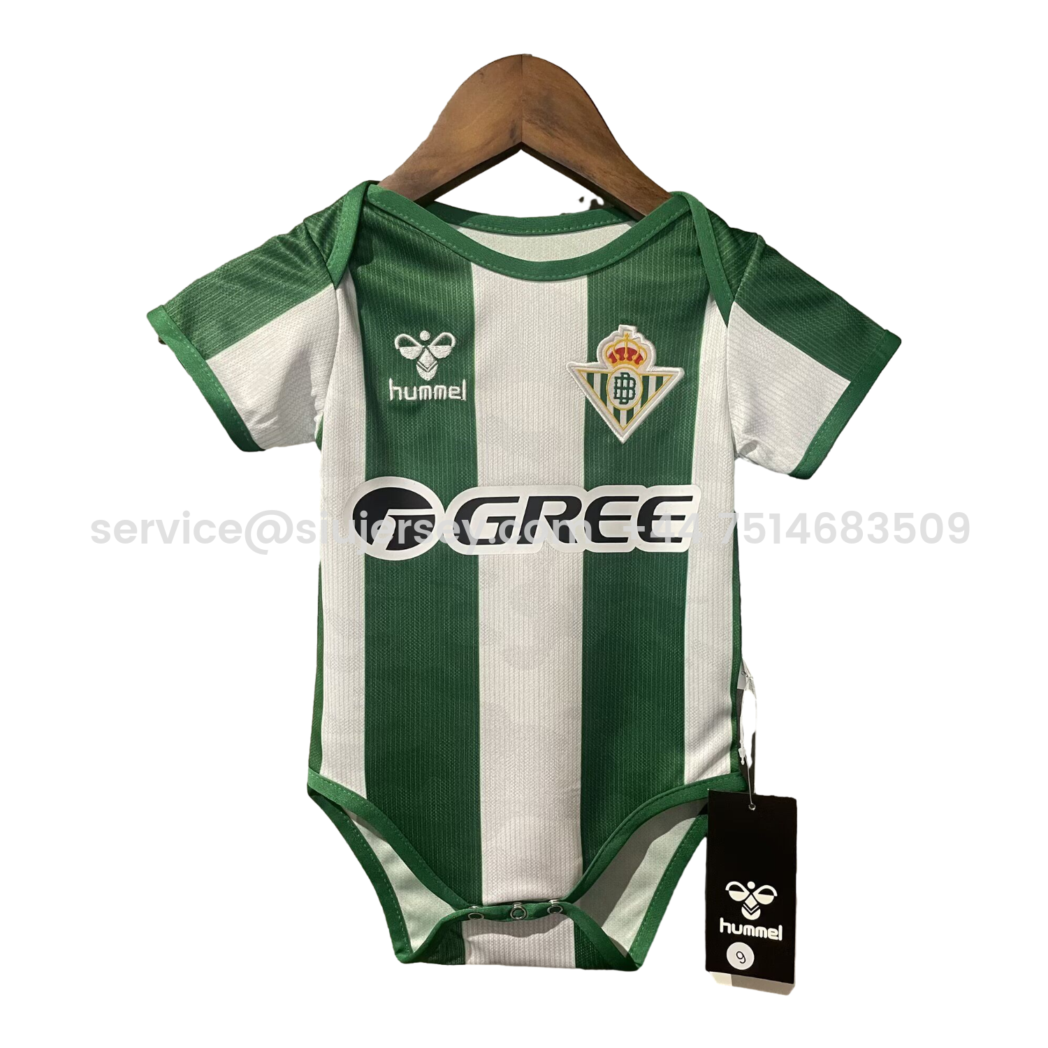 SIUjerseys-Real Betis 25-26 Home Baby Crawling Suit