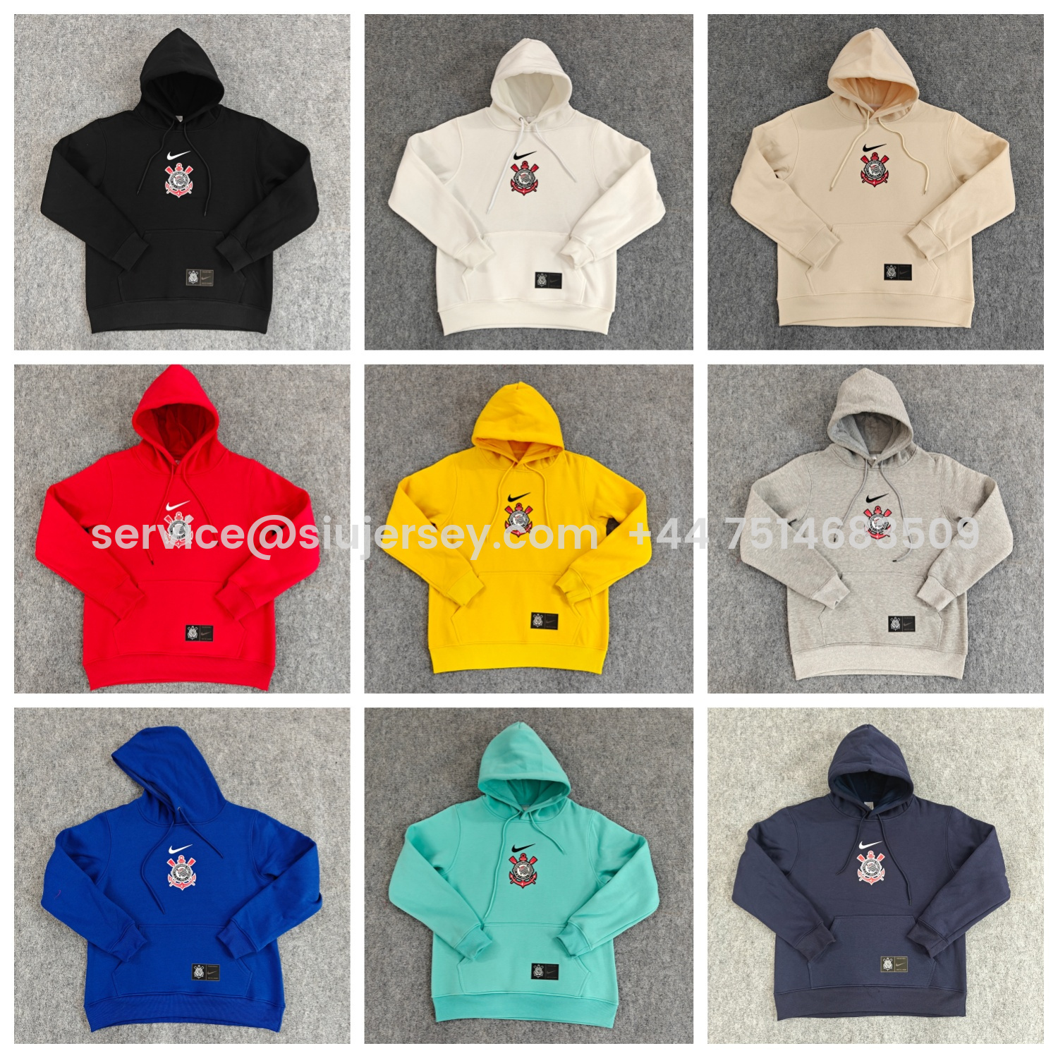 SIUjerseys-Corinthians 25-26 Home Unisex Pullover Hoodie