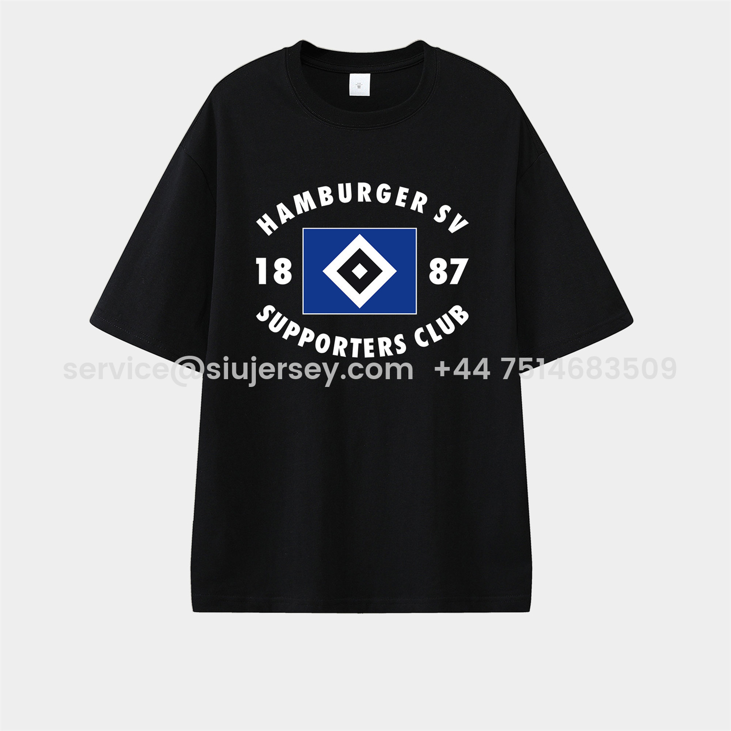 SIUjerseys-Hamburger SV 1887 Supporters Club Unisex Pure Cotton T-shirt