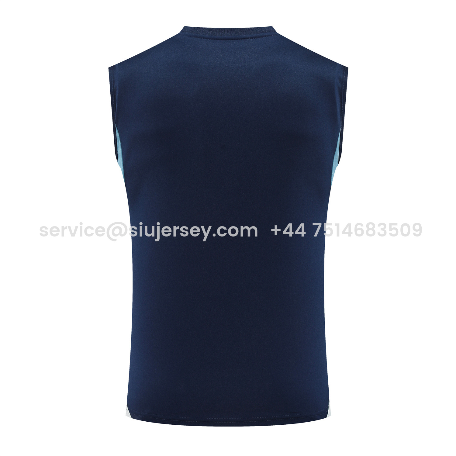 SIUjerseys-Arsenal 25-26 Vest Training Set - Deep Blue Vest and Shorts