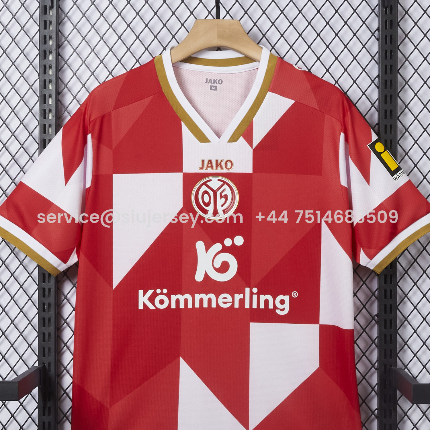 SIUjerseys-Mainz 25-26 Conference League Home Jersey - Fans Version