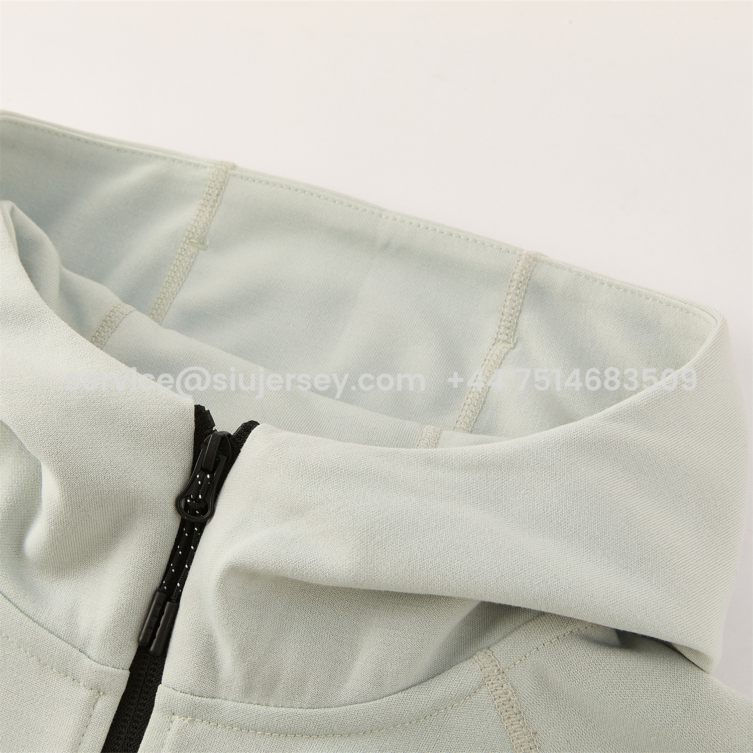 SIUjerseys-Inter Milan 25-26 Hooded Windbreaker Training Set - Grey Green Top & Pants