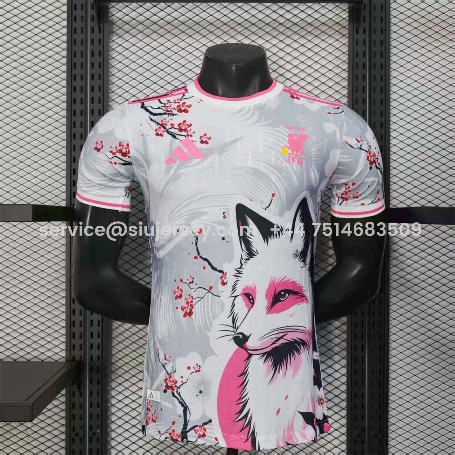 SIUjerseys-Japan 25-26 Plum Blossom and Snow Fox White Jersey - Player Version