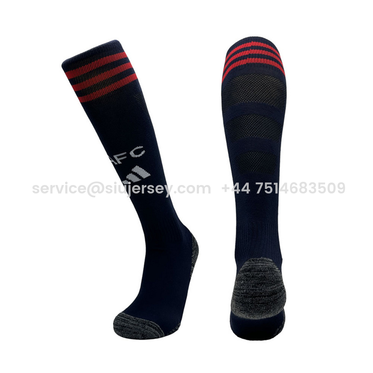 SIUjerseys-Arsenal 25-26 Away Socks - Black