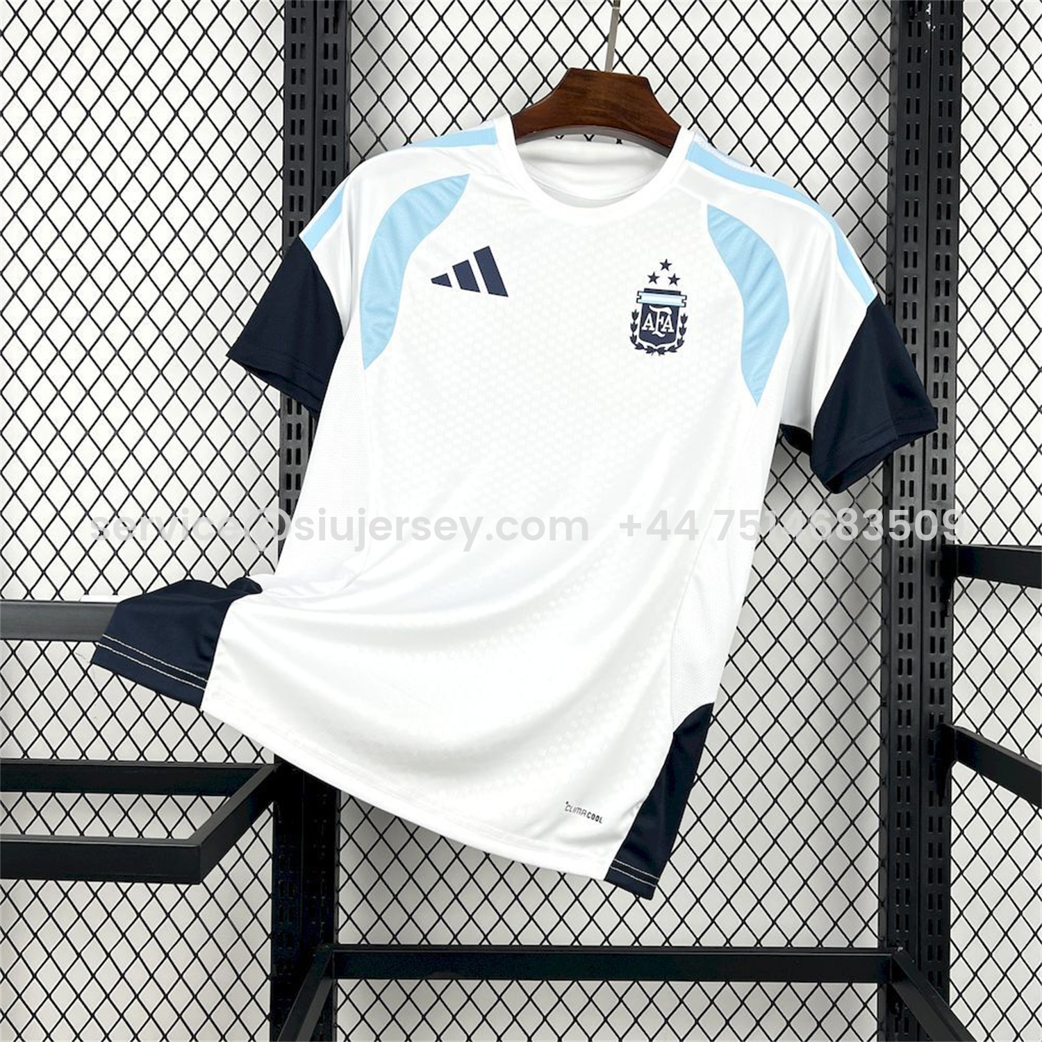SIUjerseys-Argentina 2026 White Pre-Match Training Jersey - Fans Version