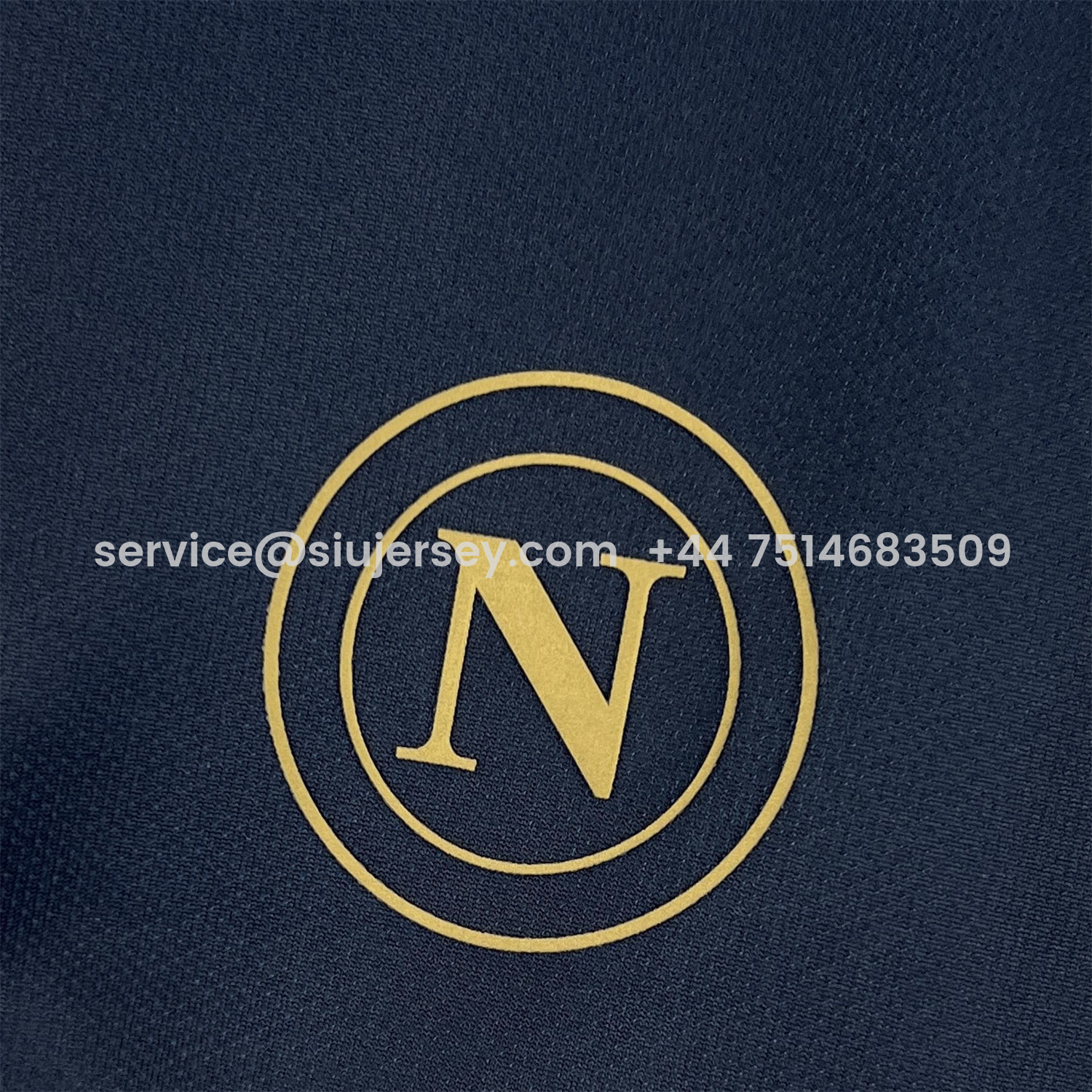 SIUjerseys-Napoli 25-26 CocaCola Dark Blue Special Long Sleeves Jersey - Fans Version