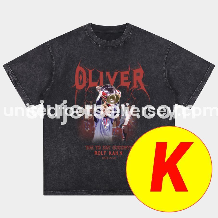 SIUjerseys-Bayern Munich 125th Legendary Players Oversized Washed T-Shirt