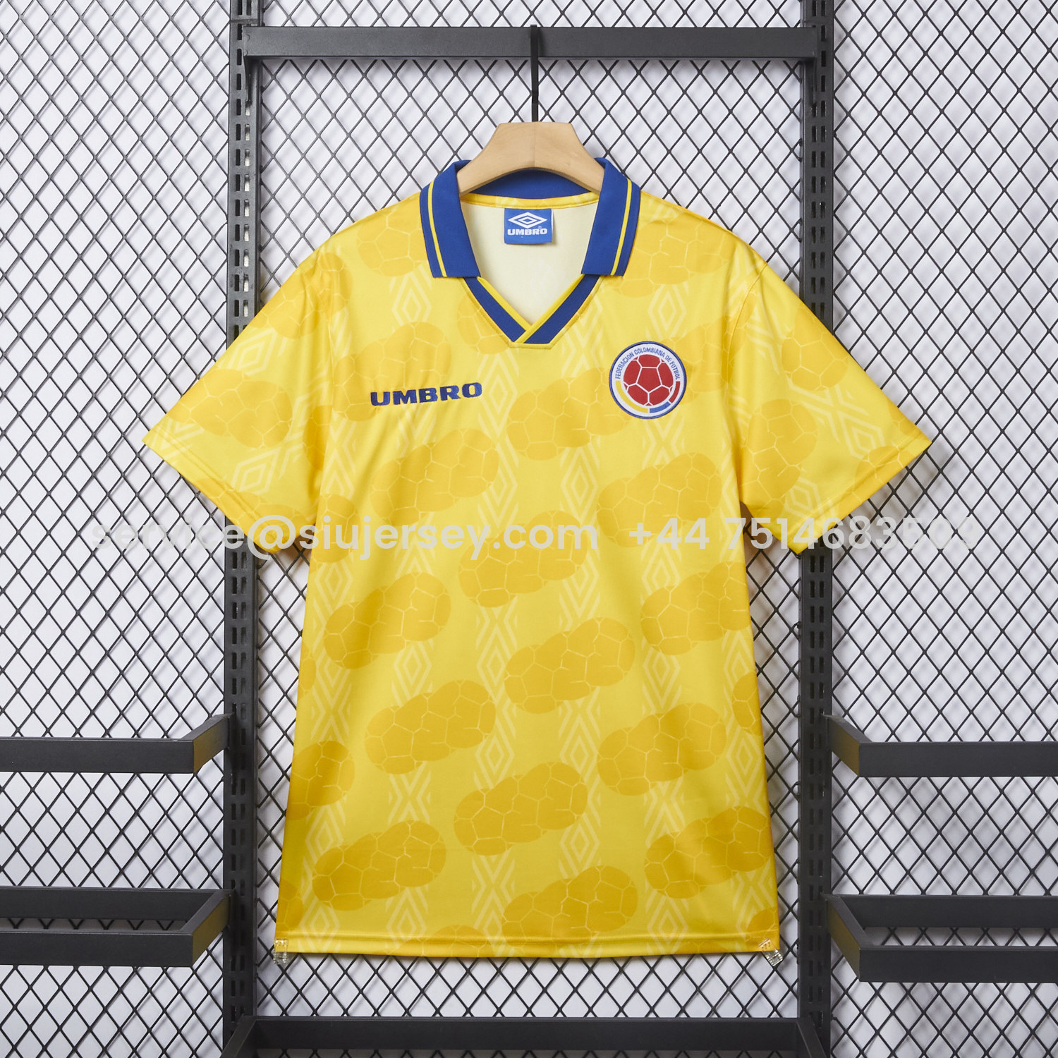 SIUjerseys-Retro Colombia 1994 Home Jersey