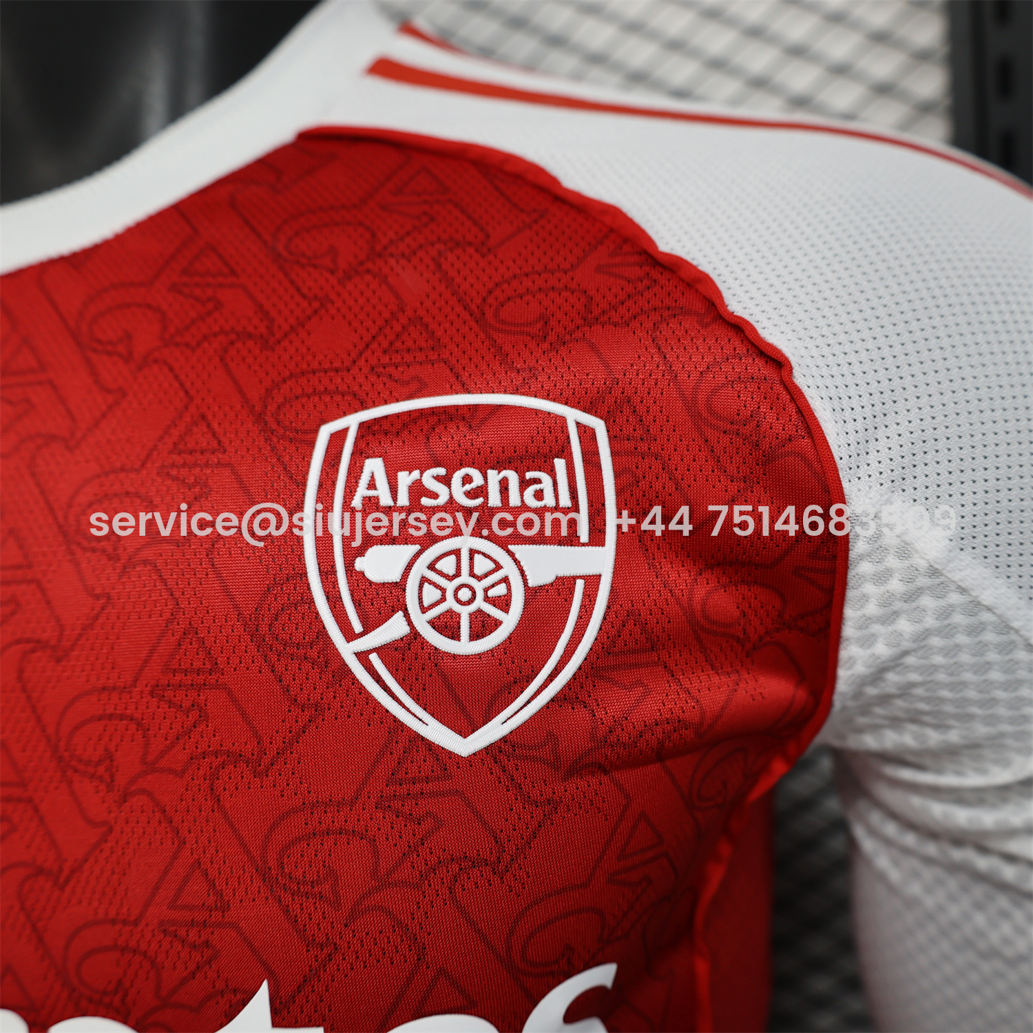 SIUjerseys-Arsenal 25-26 Home Long Sleeves Jersey - Player Version