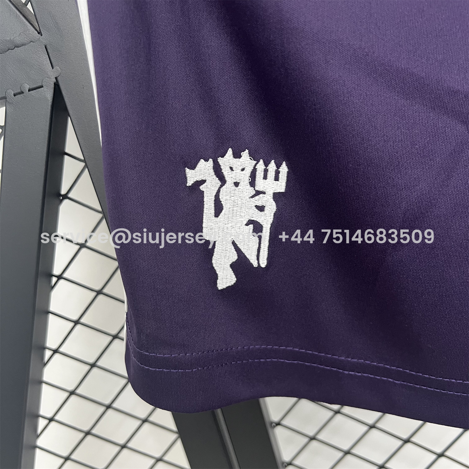 SIUjerseys-Manchester United 25-26 Away Purple Shorts - Fans Version