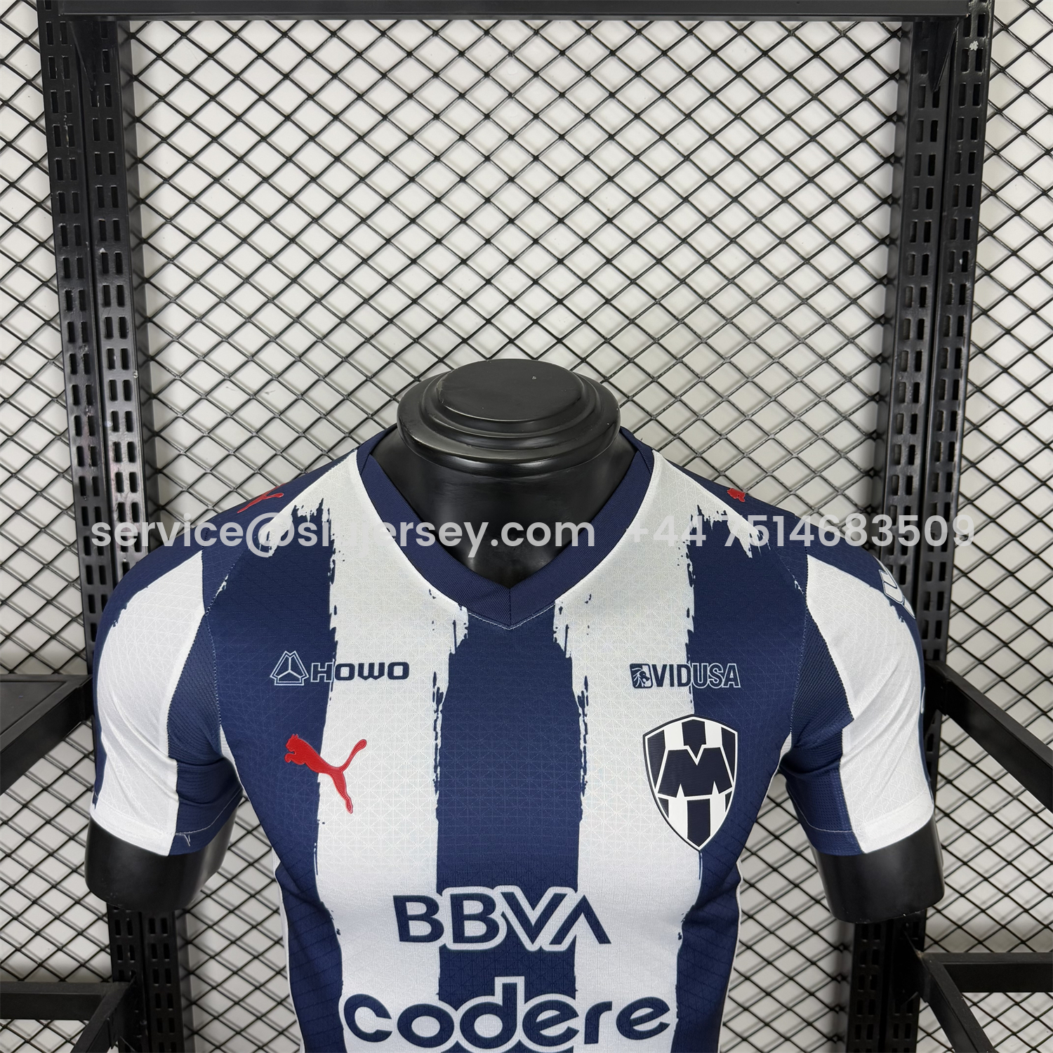 SIUjerseys-Rayados Monterrey 25-26 Home Stripes Jersey - Player Version