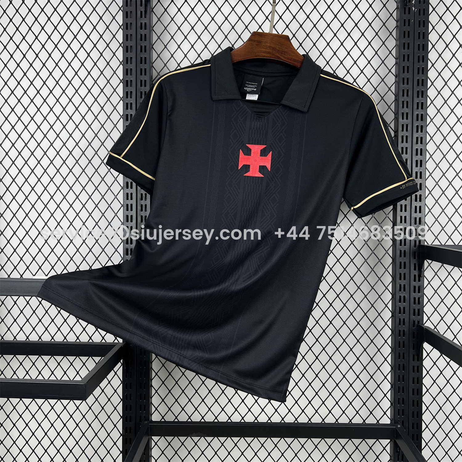 SIUjerseys-Vasco da Gama 25-26 Black Special Jersey - Fans Version