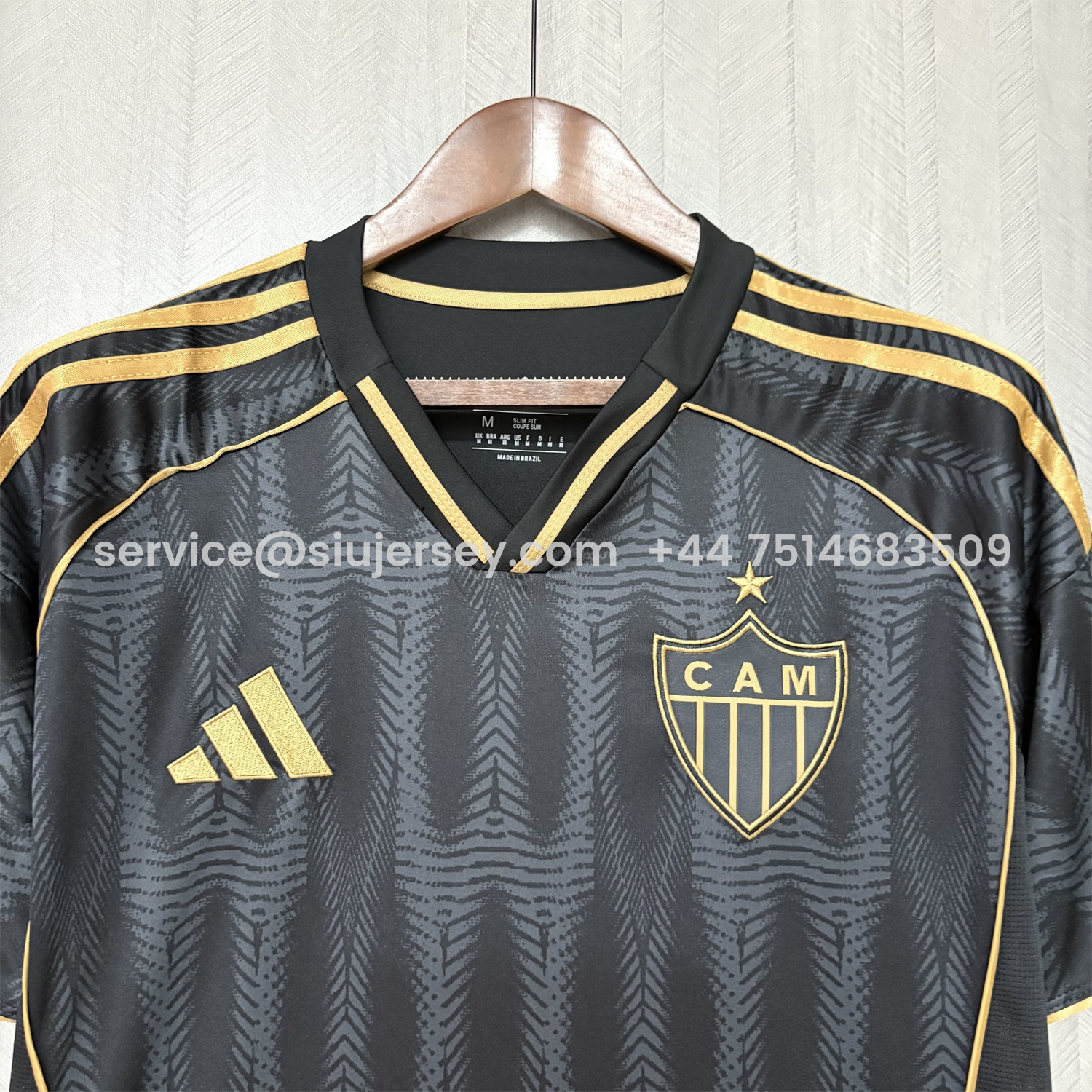 SIUjerseys-Atletico Mineiro 25-26 Third Black And Gold Jersey - Fans Version