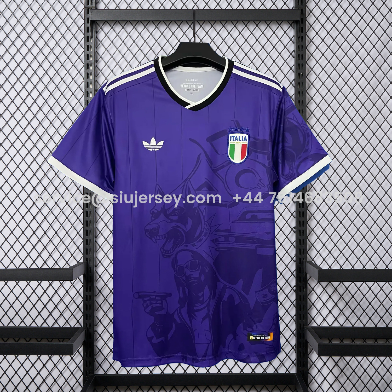 SIUjerseys-Italy 2026 BGAMING Special Purple Jersey - Fans Version