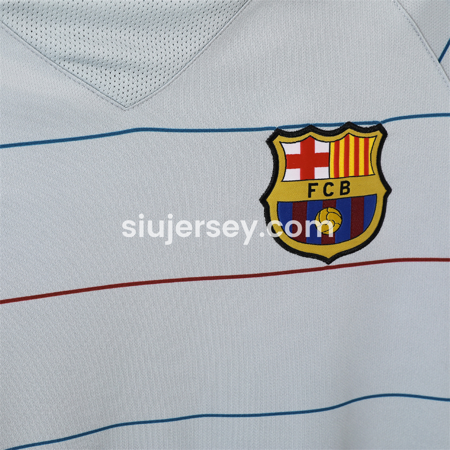 SIUjerseys-Retro Barcelona 03-04 Away Long Sleeves Jersey