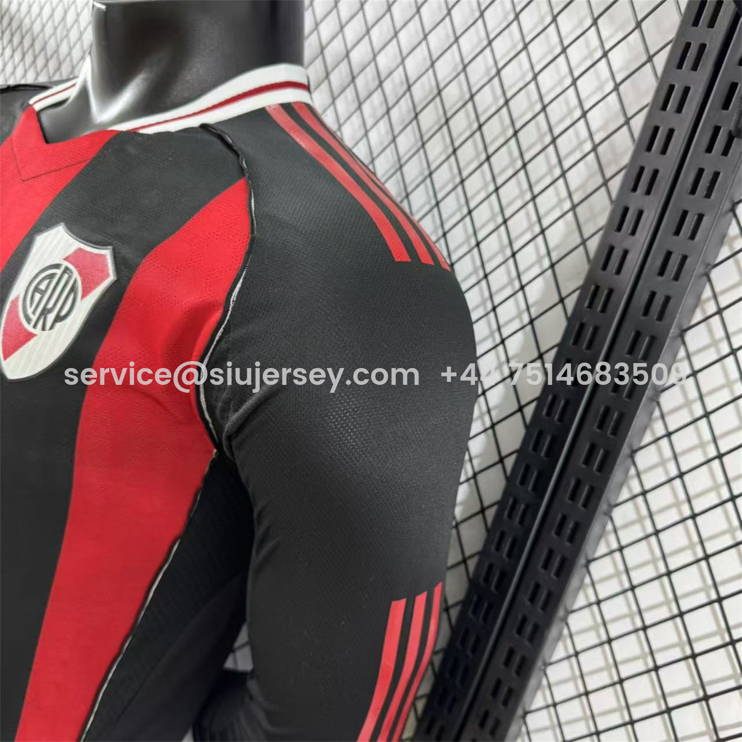 SIUjerseys-River Plate 25-26 Away Unsponsored Long Sleeves Jersey - Player Version