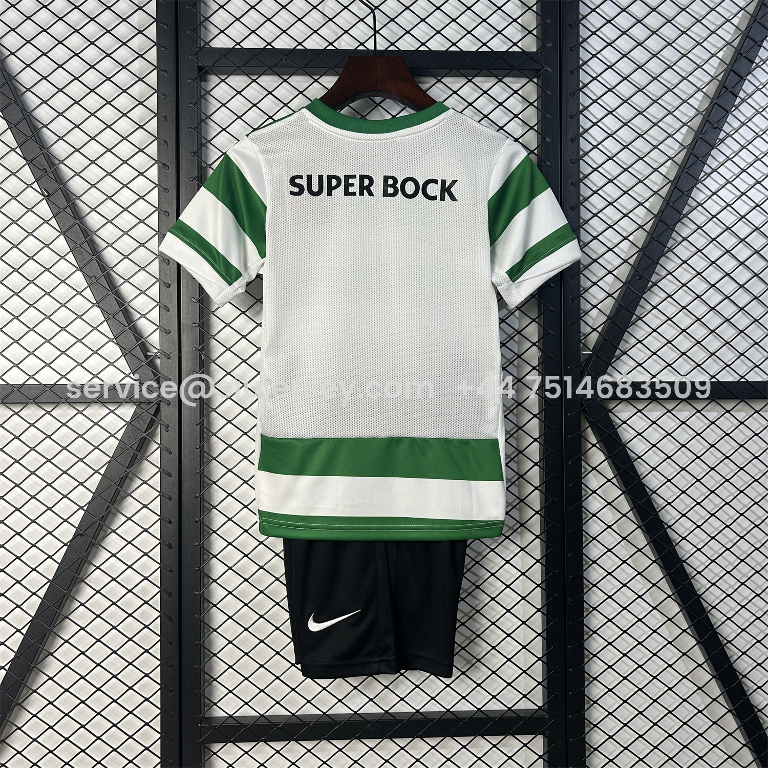 SIUjerseys-Sporting CP 25-26 Home Kids Kit