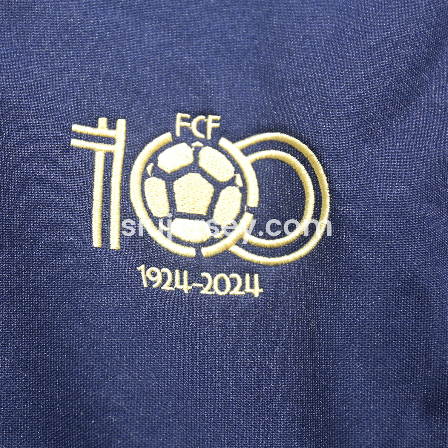 SIUjerseys-Colombia 2024 100th Anniversary Jacket Training Tracksuit - Deep Blue