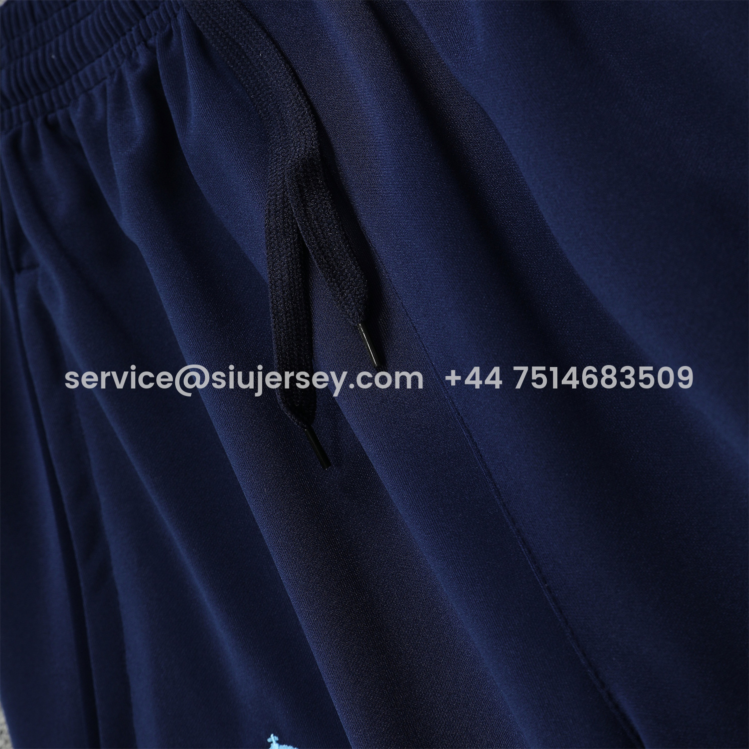 SIUjerseys-Real Madrid 25-26 Training Hoodie Set - Blue Hoodie and Deep Blue Pants