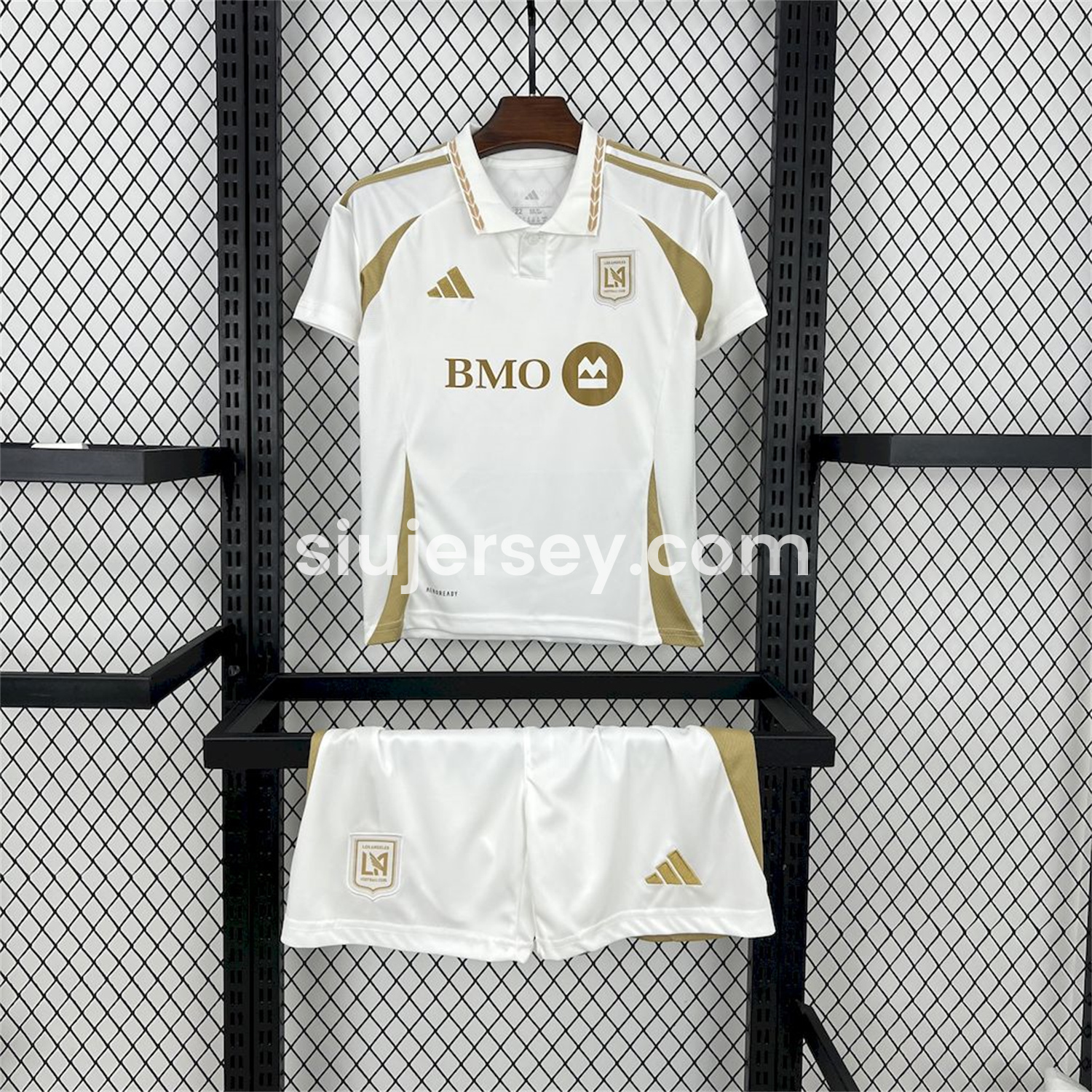 SIUjerseys-Los Angeles FC 2025 Away Kids Kit