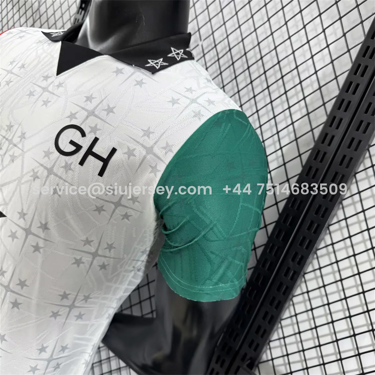 SIUjerseys-Ghana 2026 Coat Of Arms White Special Jersey - Player Version