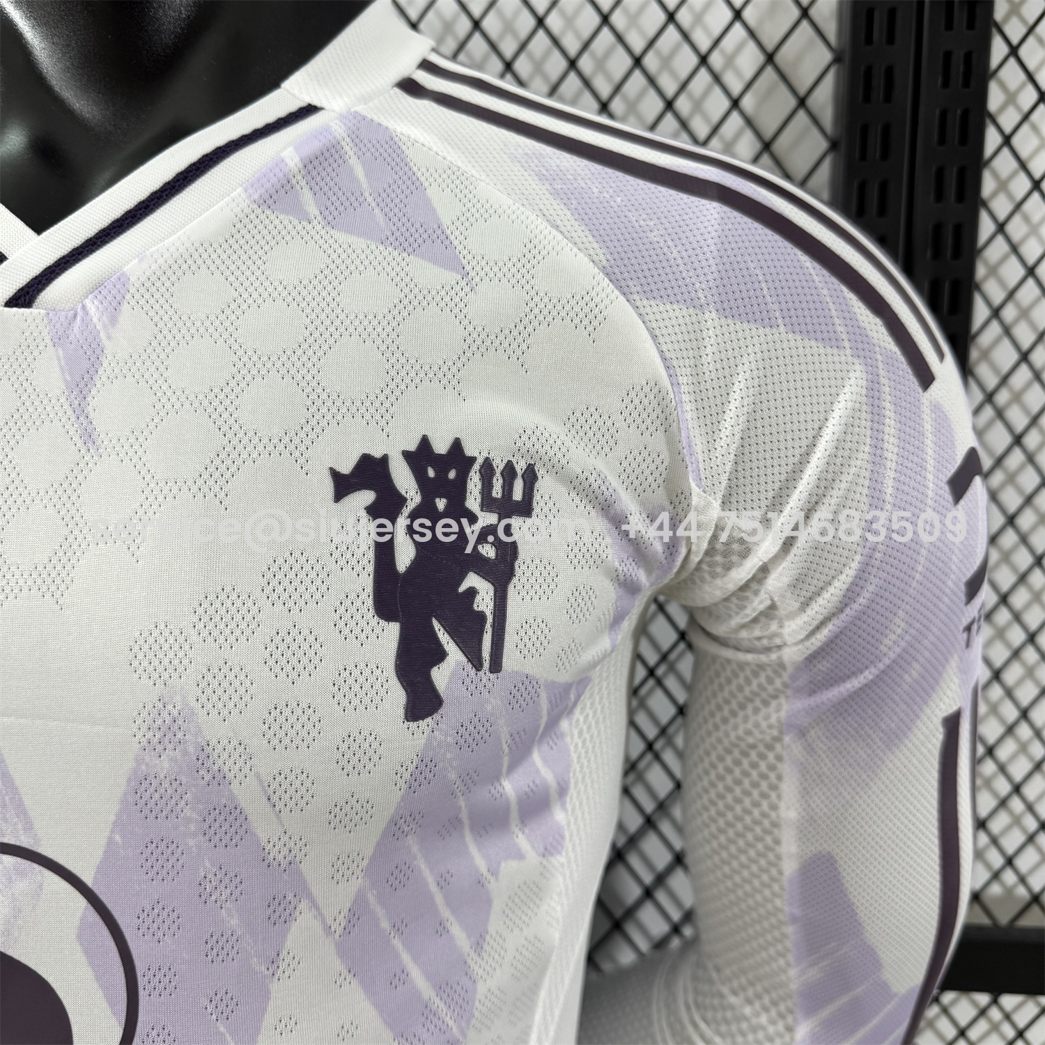 SIUjerseys-Manchester United 25-26 Away Long Sleeves Jersey - Player Version