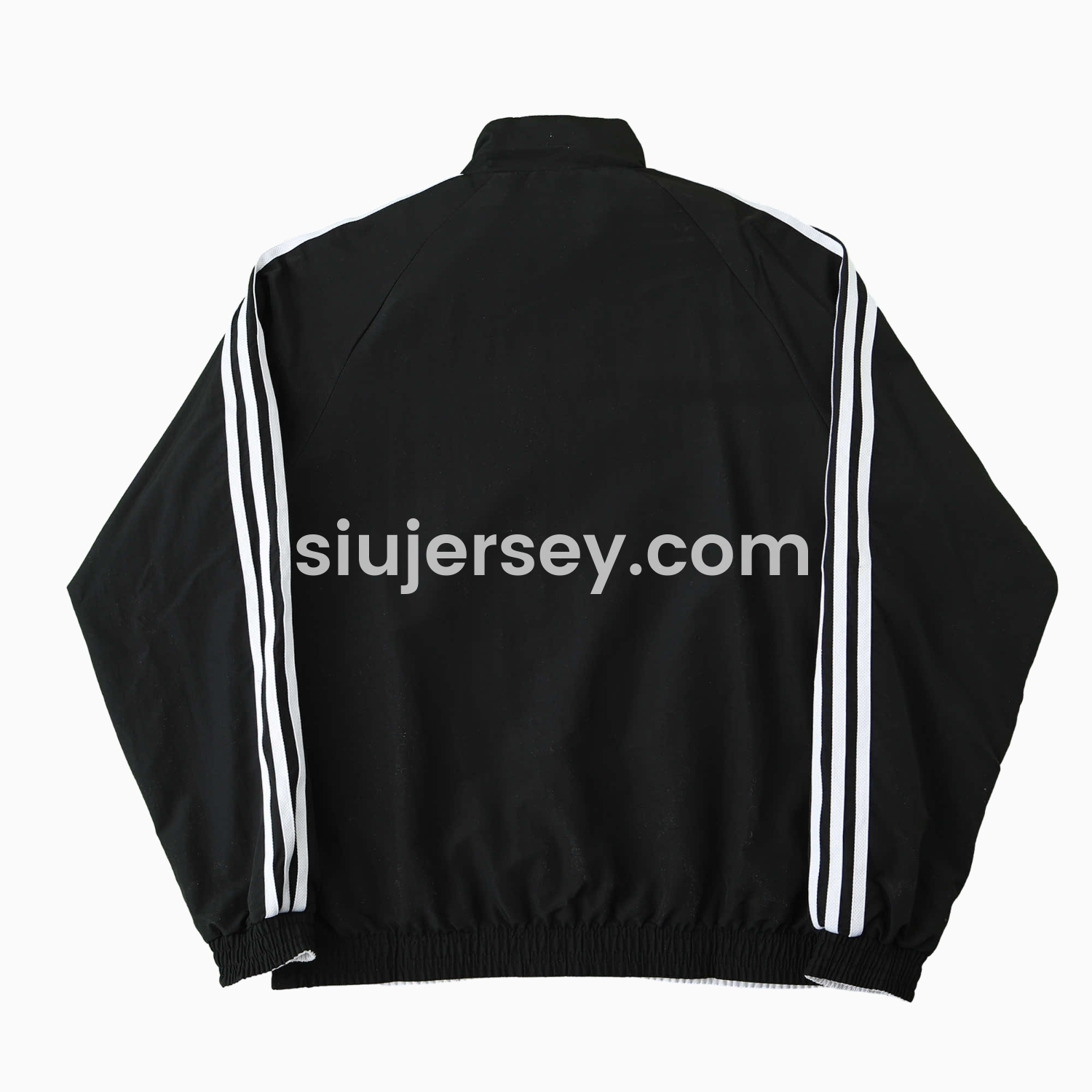 SIUjerseys-Retro Germany 1990 Double Sided Reversible Windbreaker - White & Black